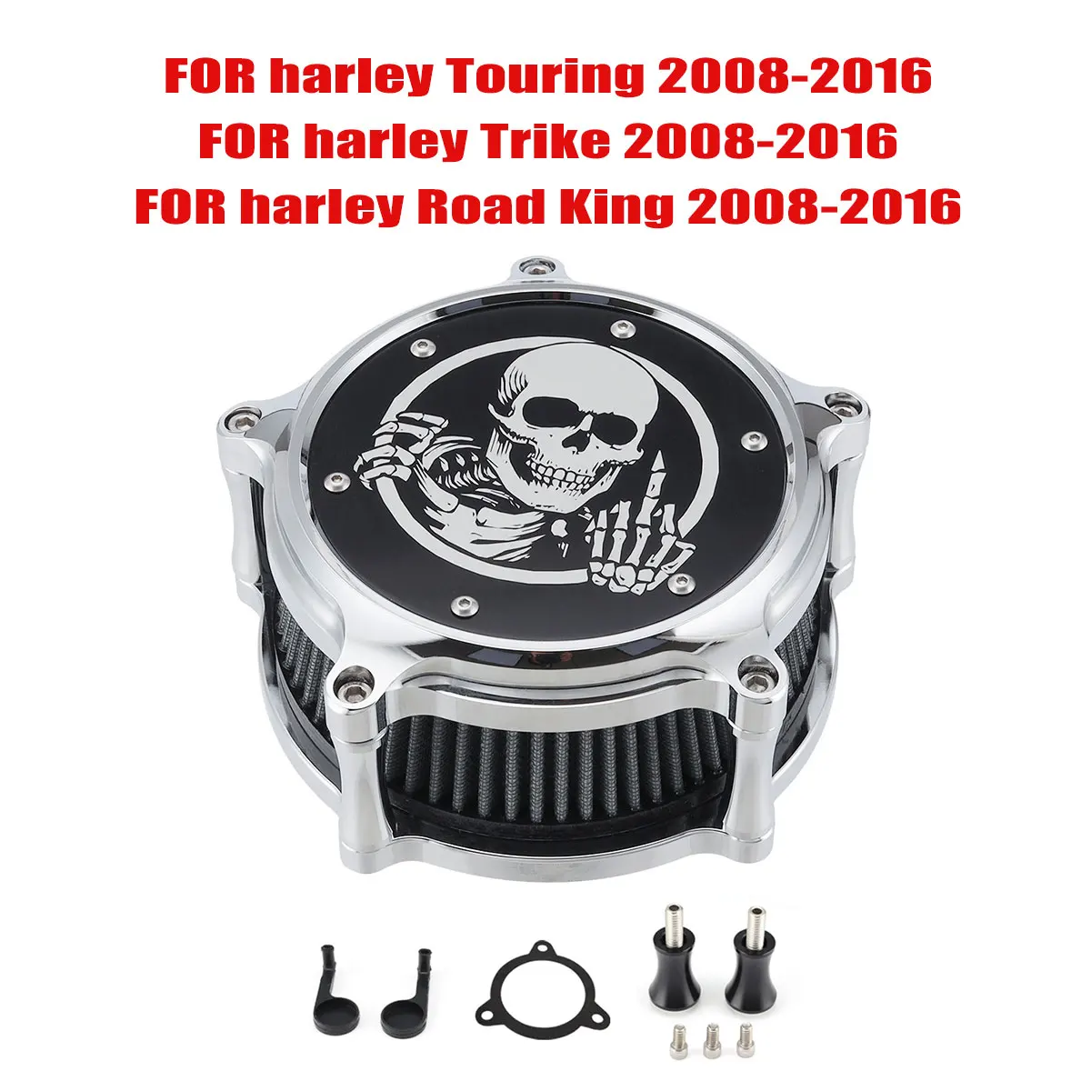 

Motorcycle Air Intake Filter System FOR harley Trike Touring Road King 2008-2016 air cleaner 2016 2015 2014 2013 2012 2011 2010