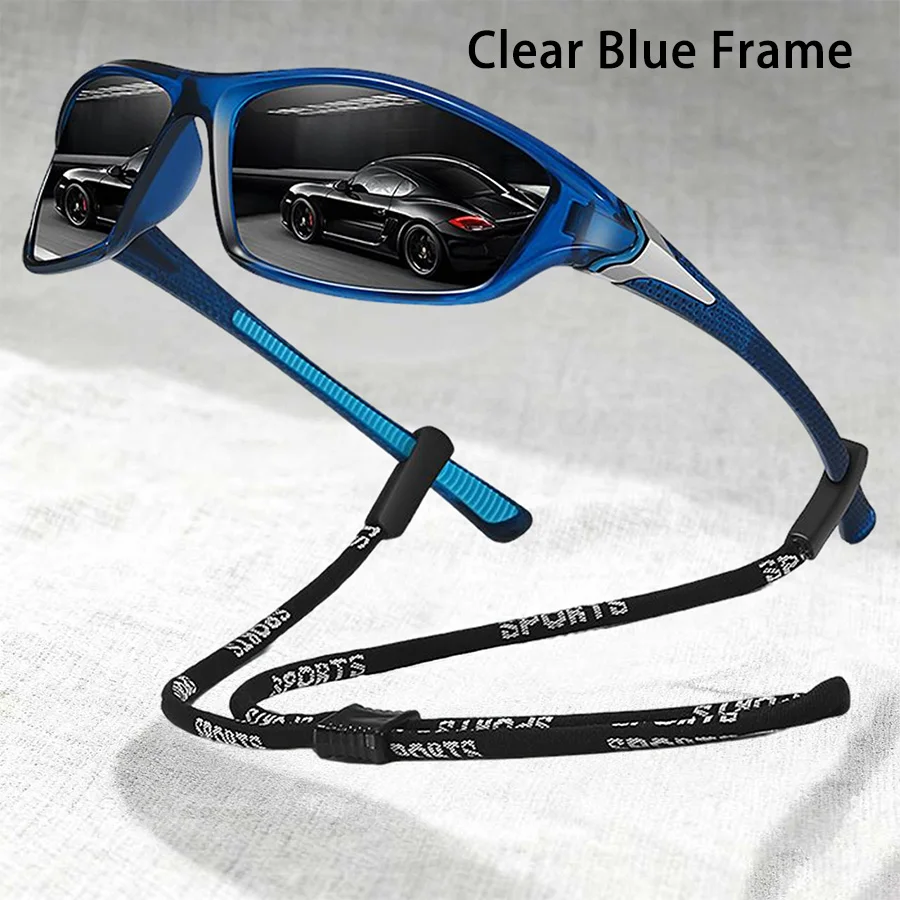 Modische Sicherheits-Sonnenbrille mit Kette für Männer und Frauen, zum Laufen, Bergsteigen, Radfahren, MTB, Outdoor-Sport, Schutzbrille – Detail 5