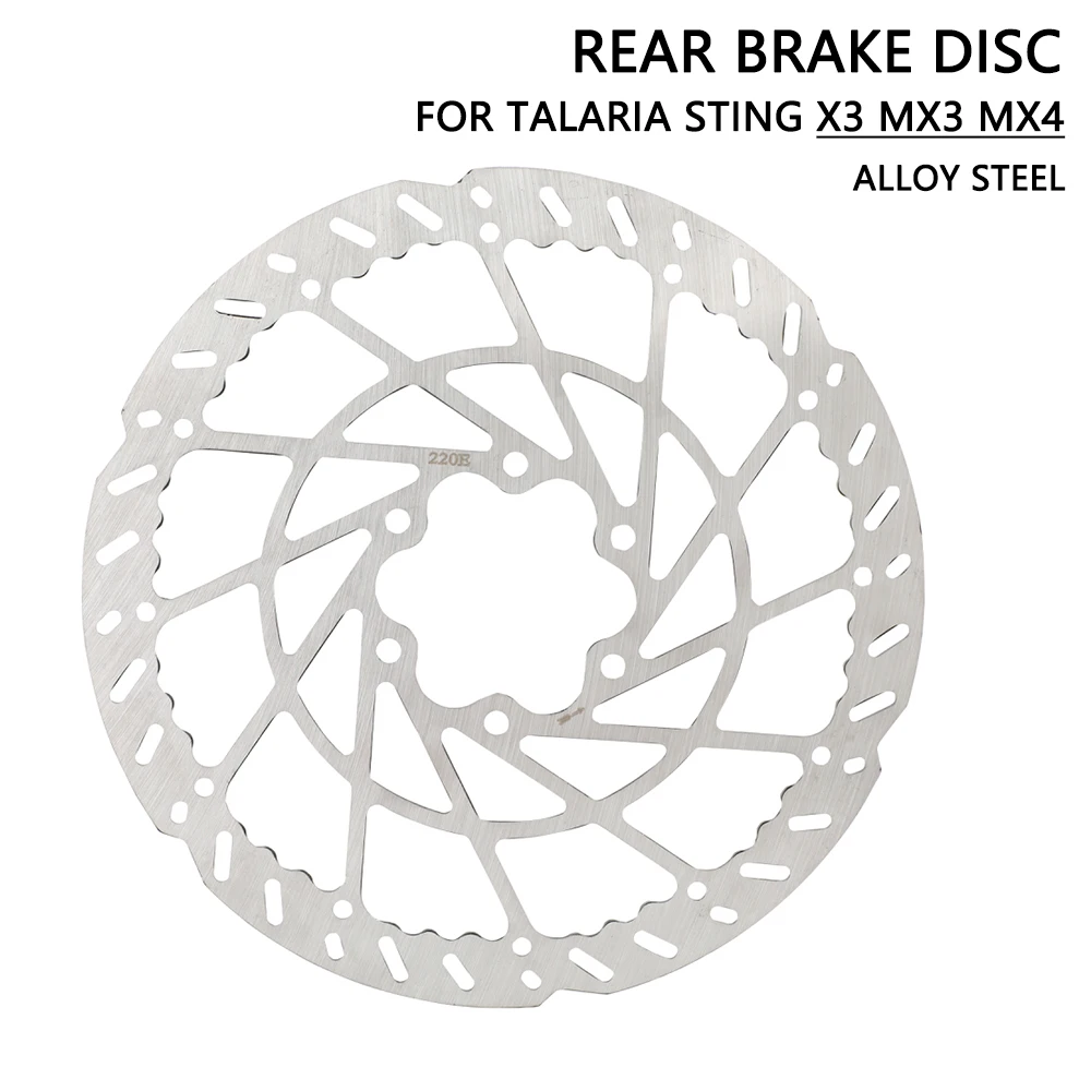 AliExpress JFGRACING Motorcycle Accessories Rear Brake Disc Rotor For Talaria Sting TALARIA X3 MX3 MX4 Electric Vehicle Dirt E-Bike Alloy Steel