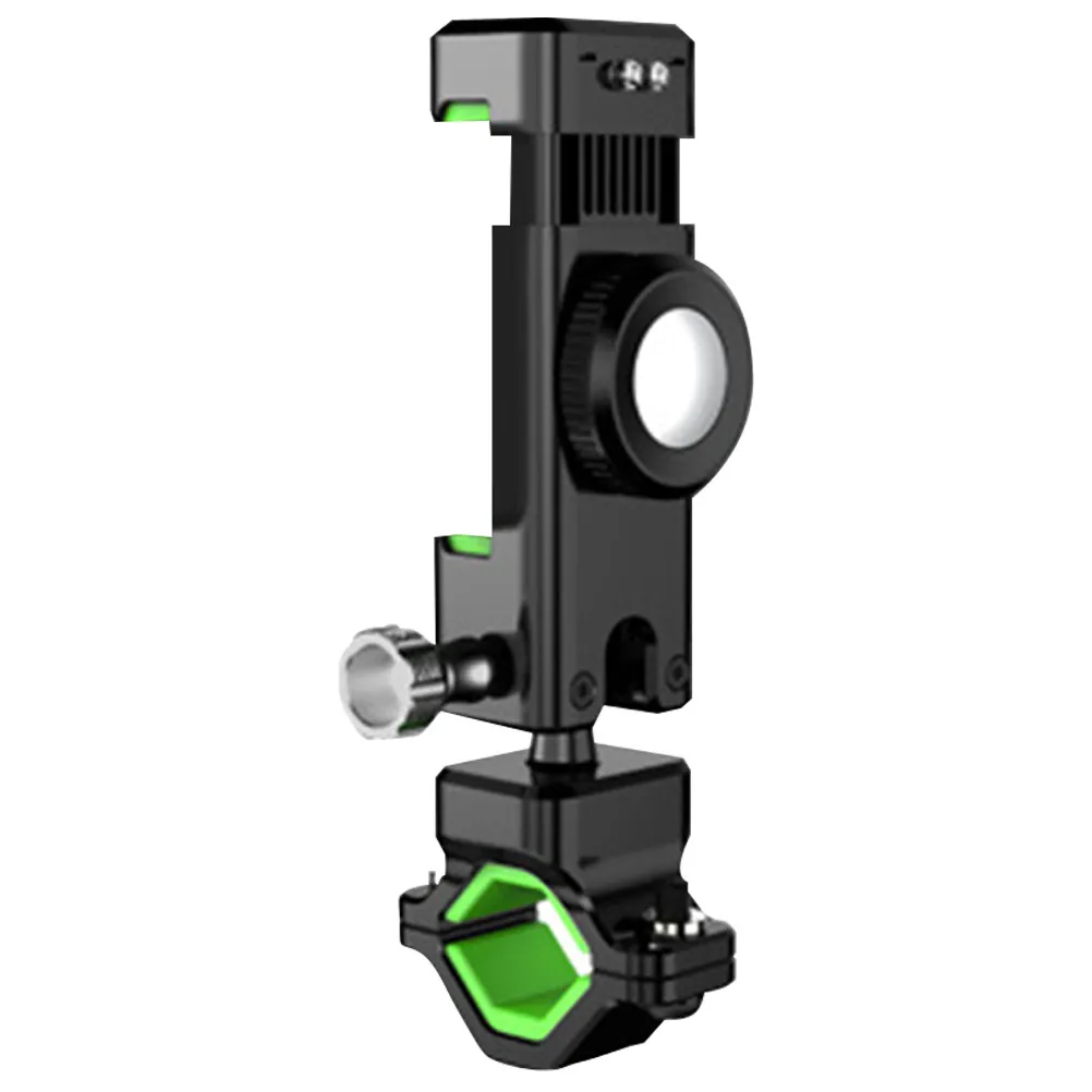 Bike Phone Holder with Compass Rotatable Anti Theft Screw Lock for 4 to 6 Inch Smartphones