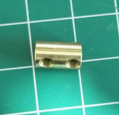 

Brass Coupling 2mm-1/2mm Connector Transmission Part Top Screw Fixation Model Extension Aircraft Model Car Model