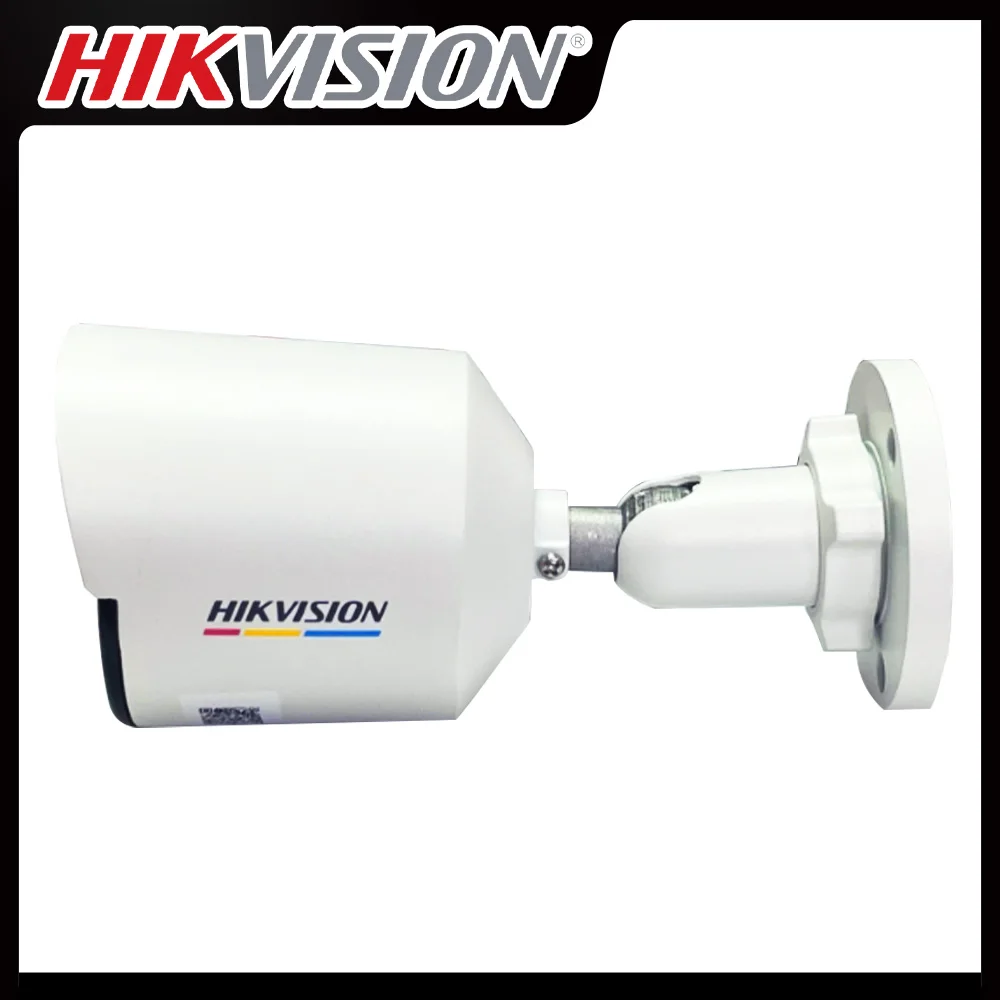 Hikvision 4MP ColorVu Camera Outdoor IP67 Full Color Security CCTV Human Vehicle Detection Built-in Mic SD Card DS-2CD1047G2-LUF