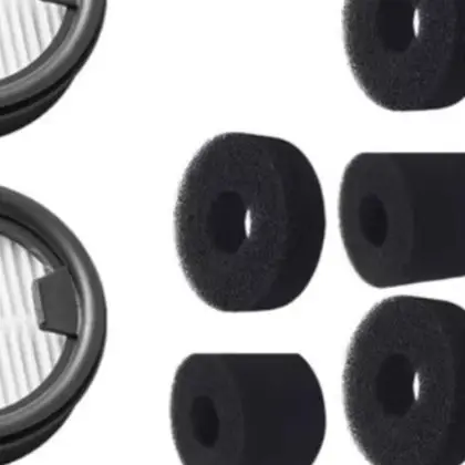 For Mi Car Vacuum Cleaning Filter Cartridge Car Vacuum Sponge For Household Cleaning Black Long-lasting Performance