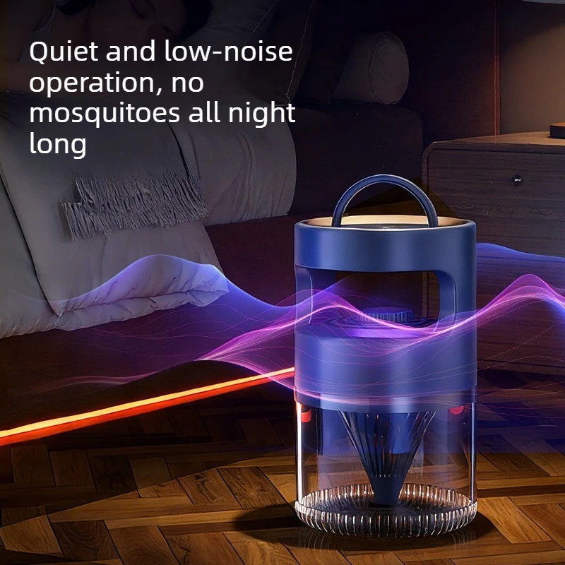 1 Set Suction Mosquito Killer Lamp Home Indoor Strong Attract Light Quiet USB Night Light Outdoor Bug Zapper Trap