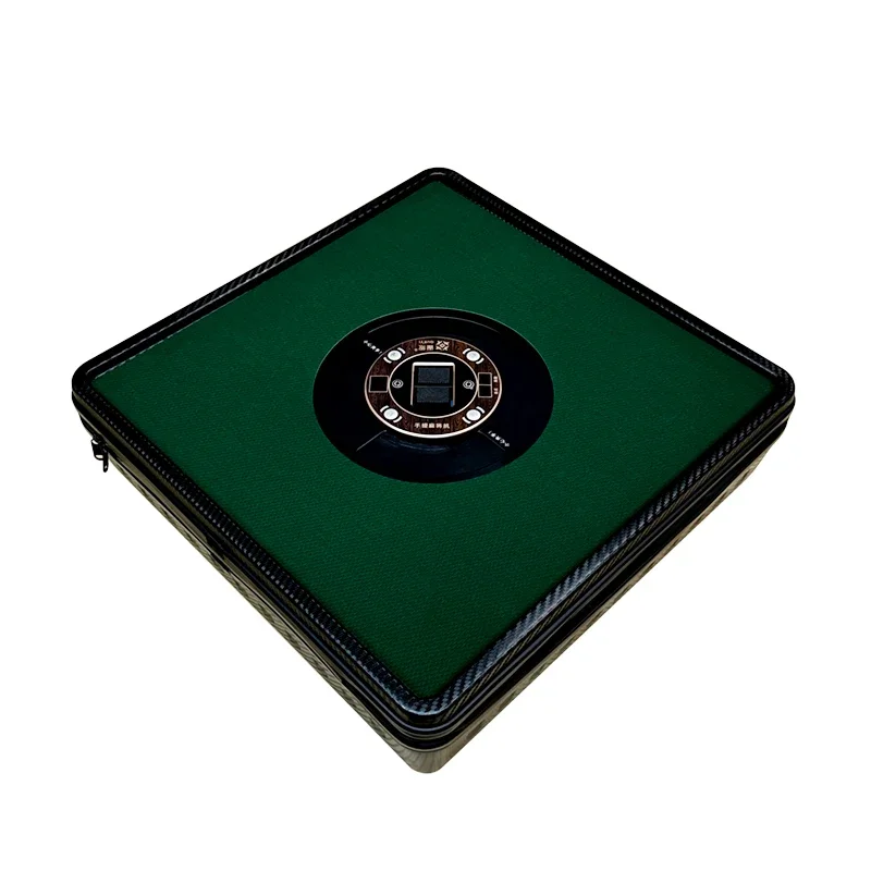 

Queyi Portable Outdoor Mini Mahjong Machine Fully Automatic Car Camping Small Mahjong Table Portable Sparrow Table