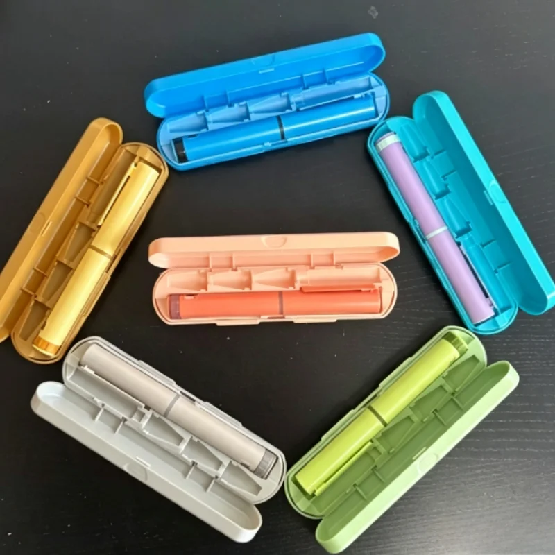 2/1PC Reusable Insulin Injection Pen with Adjustable Dose Dial, Compatible with 3ml Cartridge, Durable Portable Insulin Injector