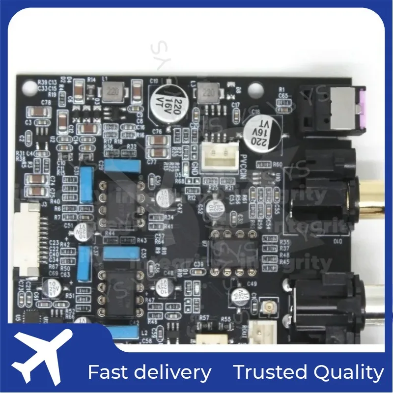 Плата декодирования высокого разрешения Bluetooth 5.4 (ES9038Q2M/QCC3084): поддерживает оптоволоконный коаксиальный, 24 бит/192 кГц с антенной