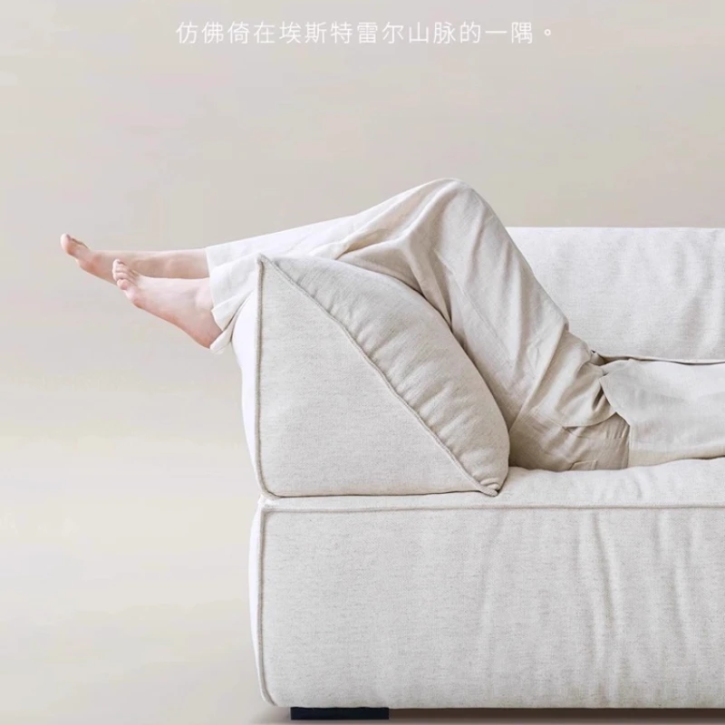 

Крытый ветер в стиле ретро Liwei, лен для гостиной, полностью разобранный и постиранный тканевый диван, небольшая квартира, прямой ряд