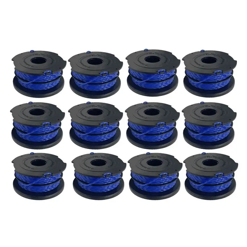 MLGB-12 Packs Replacement Spool Nylon Grass Head Spool Nylon Grass Head For BLACK+DECKER A6441