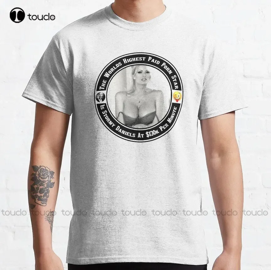Stormy Daniels A Stormy Daniels A Stormy Daniels Classic T-Shirt T Shirts For Men Funny Art Streetwear Cartoon Tee Custom Gift