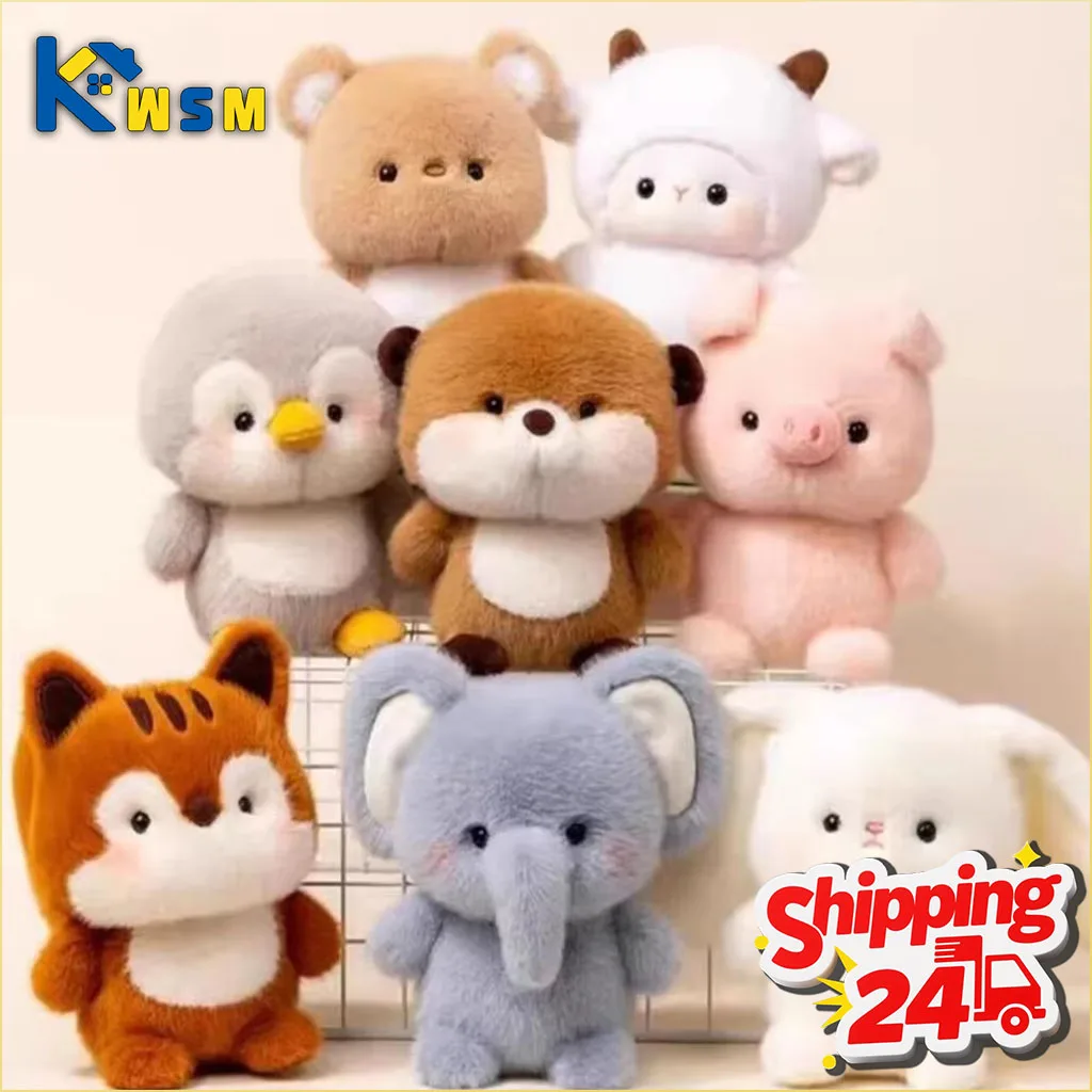 1-5PCS Desk Companion Plush Doll Cute Stuffed Animal for Table Decor Study Buddy Birthday Gift Room Ornament Kawaii