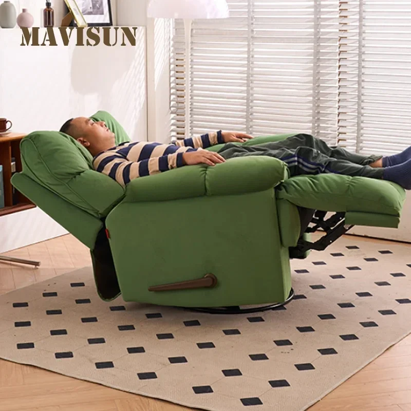 Folding Single Lazy Sofa Couch For Living Room Leisure Lying Rocking Chair Electric Function Light Luxury Simple Massage