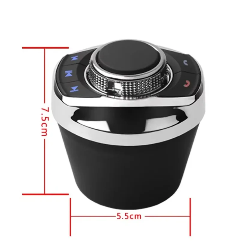 Universal Cup Car Steering Wheel Button Control Switch Auto Radio Remote Button For Android GPS DVD Multimedia Navigation