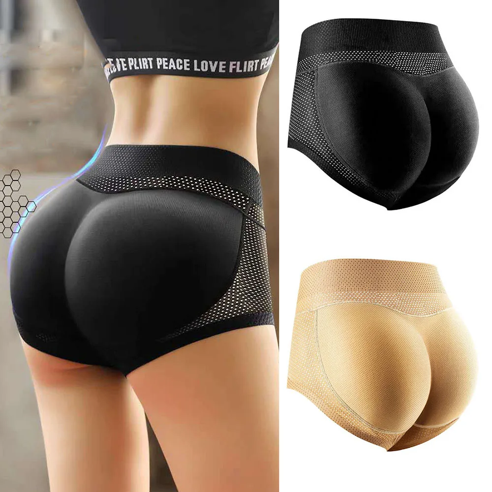 

Women Butt Lifter Lingerie Fake Ass Brief Hip Up Padded Seamless Butt Hip Enhancer Shaper Panties Body Shapers Underwear