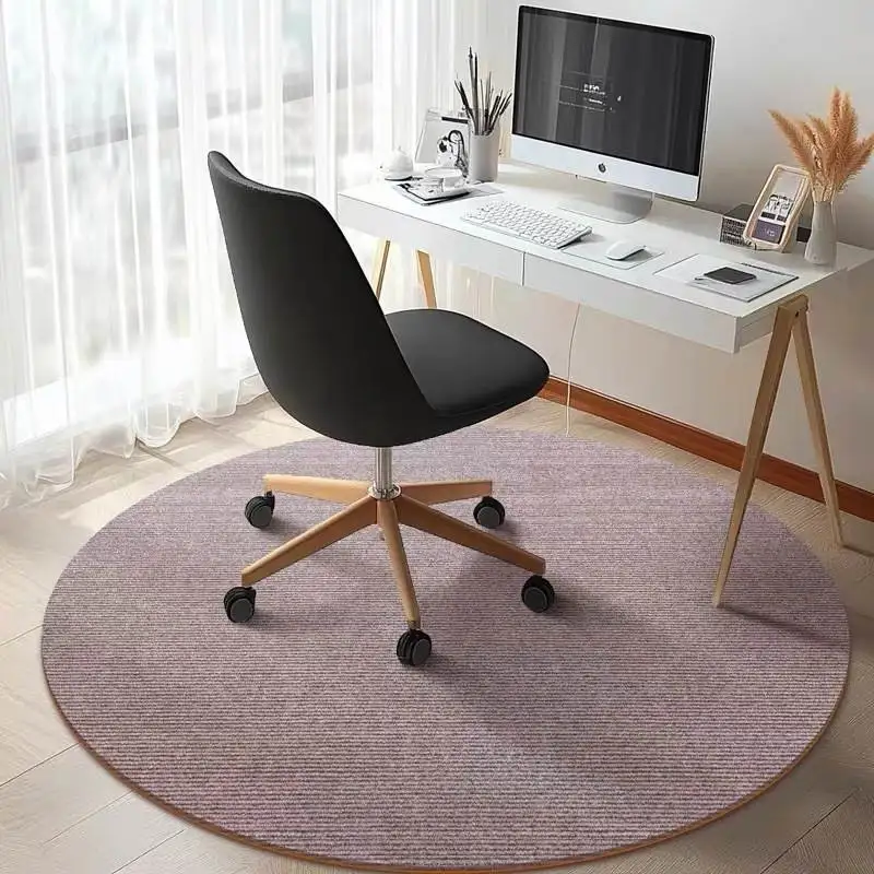 

Круглый коврик для компьютерного кресла, офиса, учебной комнаты, для инвалидных колясок, противоскользящий, износостойкий, в скандинавском и китайском стиле