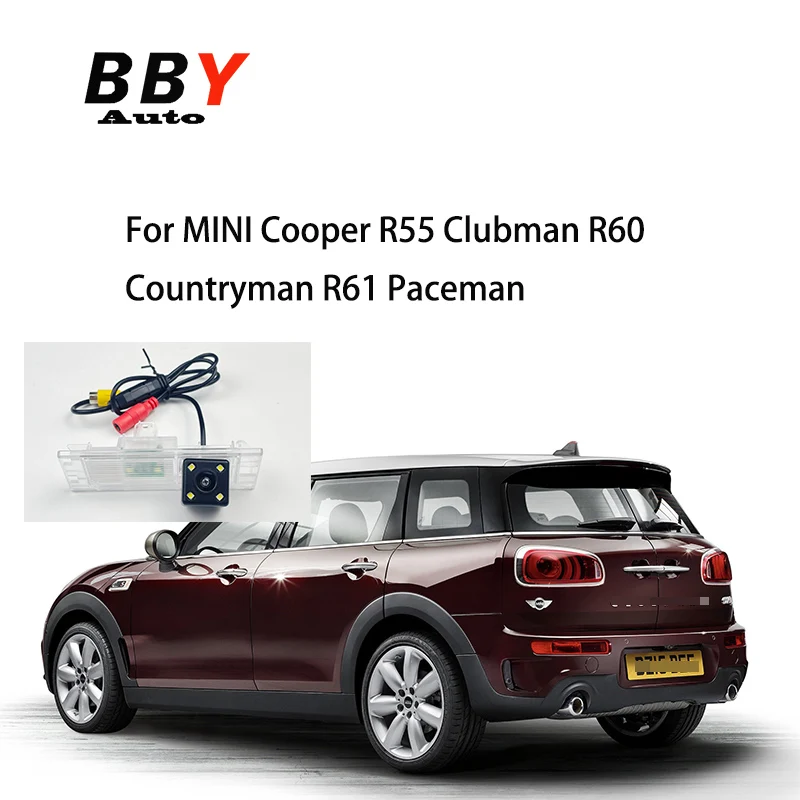 HD 1280*720 Fisheye Rear View Camera For MINI Cooper R55 Clubman R60 Countryman R61 Pace Car Vehicle Reverse Parking Accessories