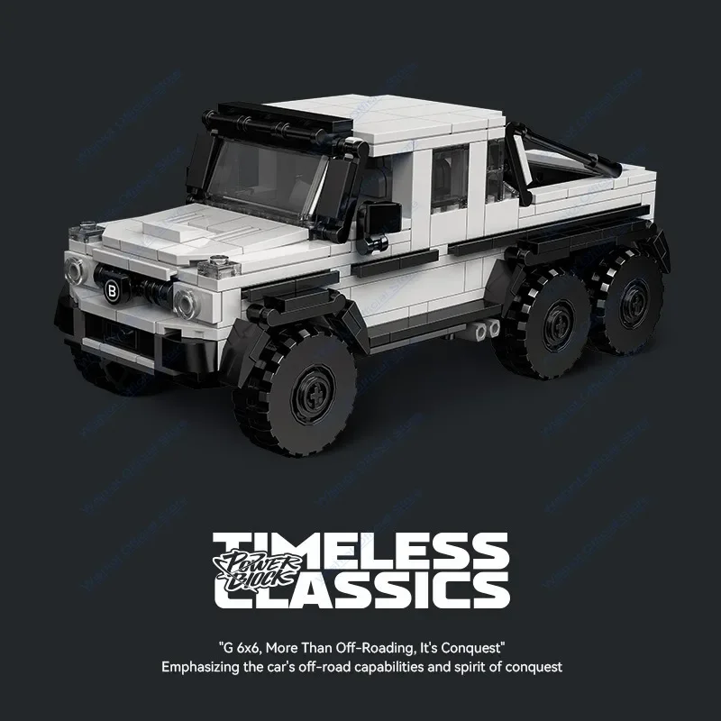 

Новый набор строительных блоков PB8811 Famous Car G63 — модель внедорожника 581 шт. с дисплеем-контейнером, игрушка для внедорожников в подарок для детей