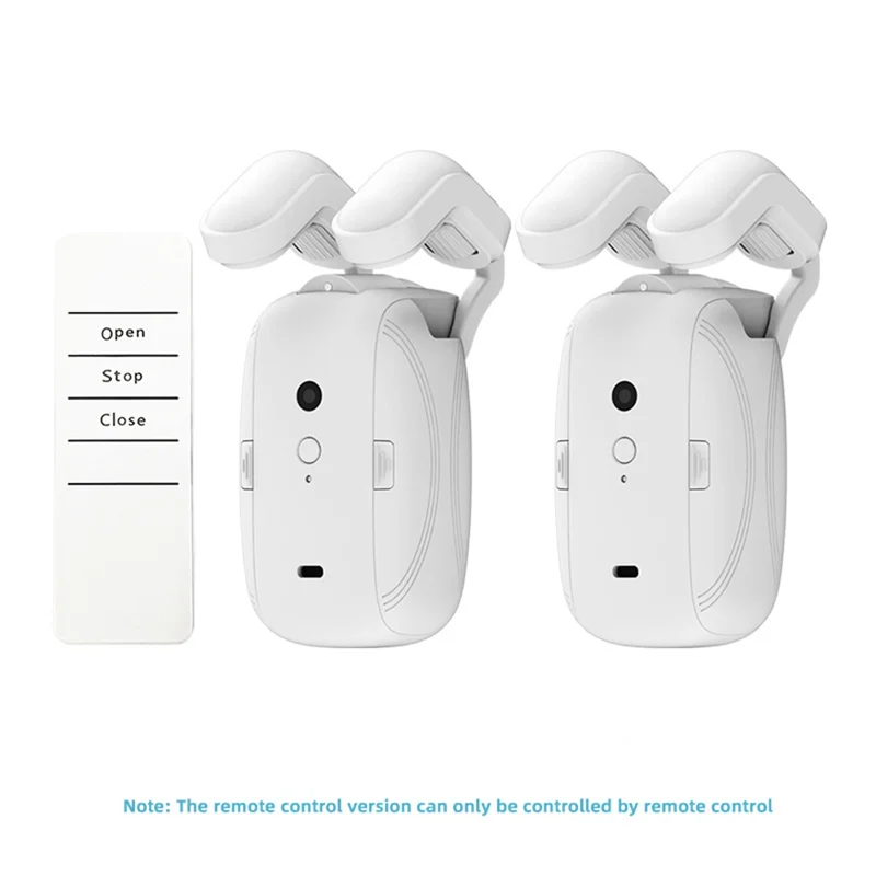 LBER Dual Smart Curtains Robot Roman Rod Track Automatic Curtain Opener Remote Control Curtain Motor
