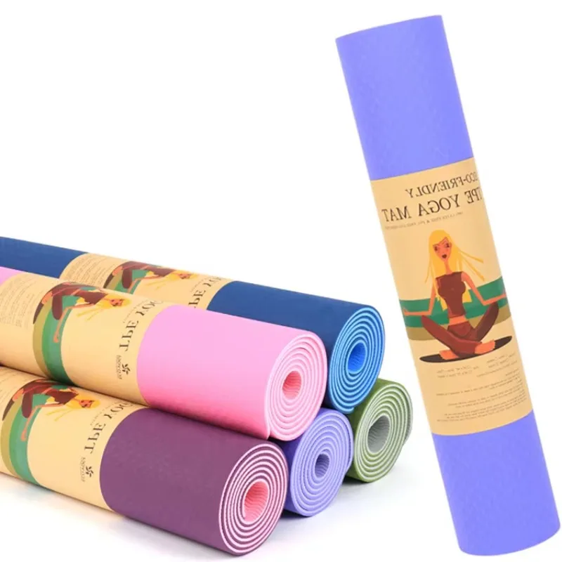 Hot Selling Wholesale Private Label Pilates Fitness Workout Anti-slip Tpe Luxury Yoga Mat