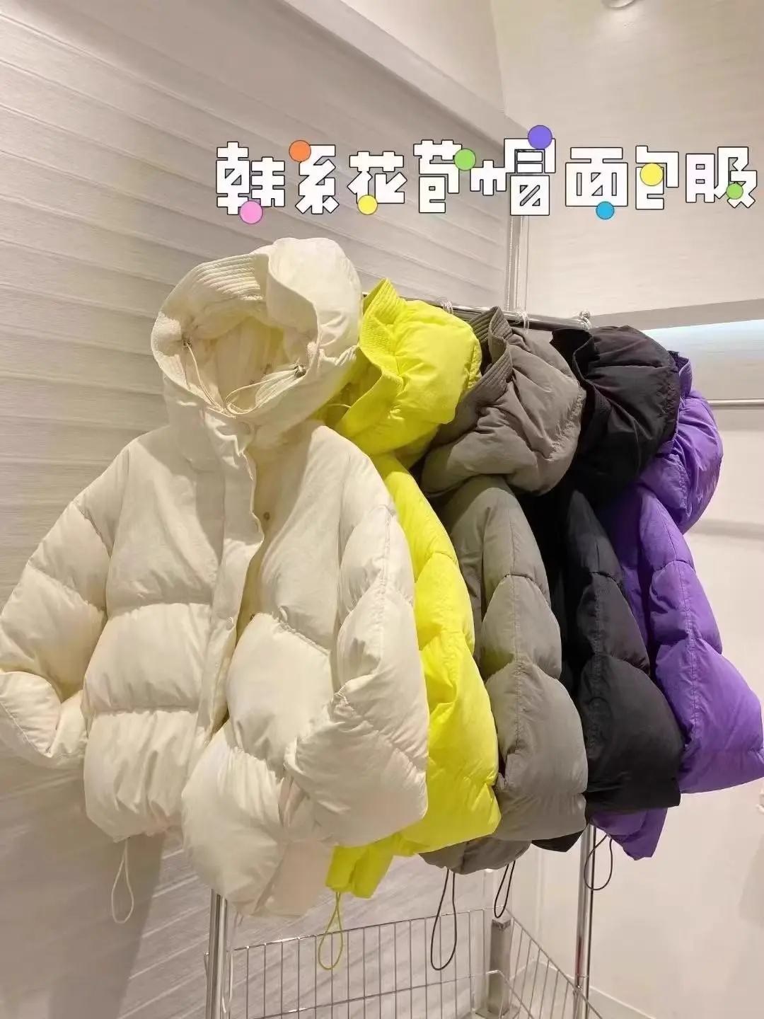 Chic Winter Cotton Coat Cropped Jackets Women Warm Design Parkas Puffer Jacket Bow Tie Streetwear Cold Jacket Winter Clothes