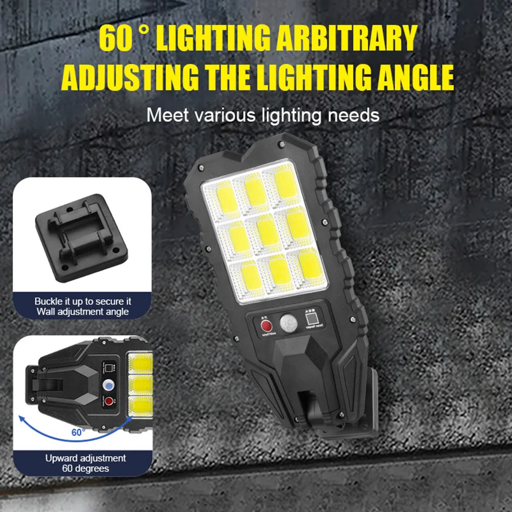 

Motion Sensor Outdoor LED Solar Lamp With 3 Lighting Modes Wireless Solar Security Wall Light IP65 Waterproof Solar Flood Lights