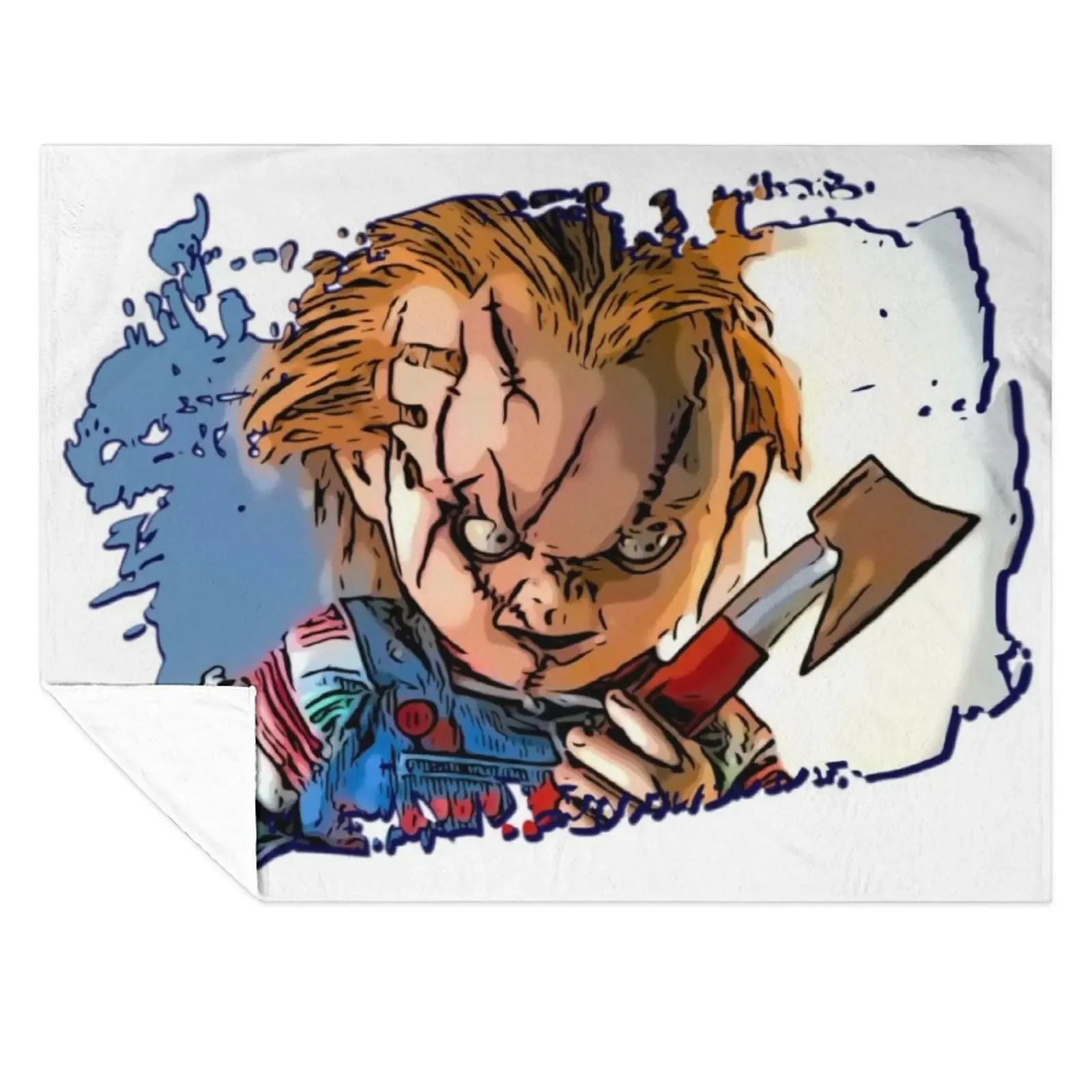 

Chucky Child's Play doll Throw Blanket Sofas Giant Sofa Soft manga Blankets