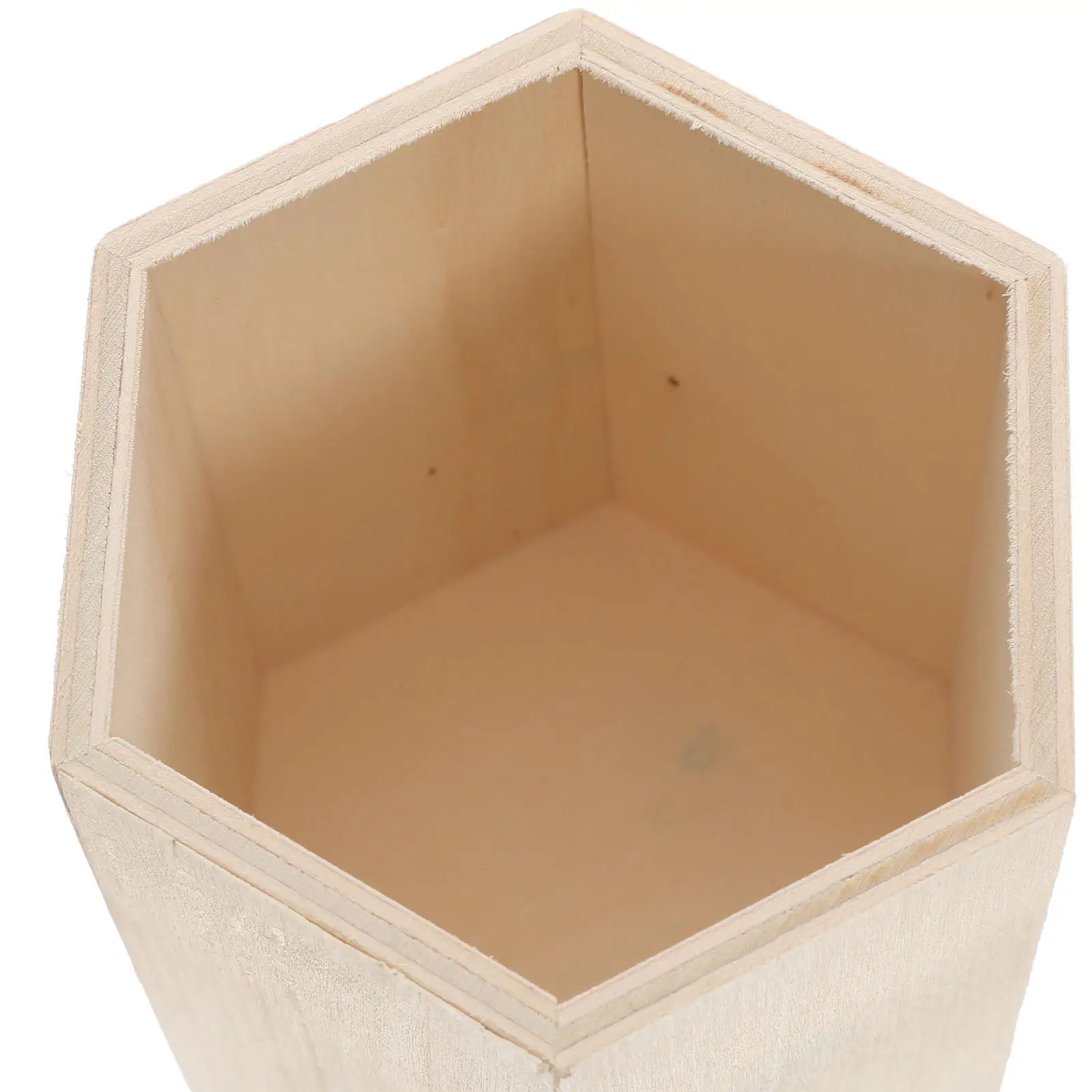 3Pcs Wood Pen Holder Pencil Cup Desk Organizer Makeup Brush Container Desktop Storage Office Use Pen Holder Office Supplies