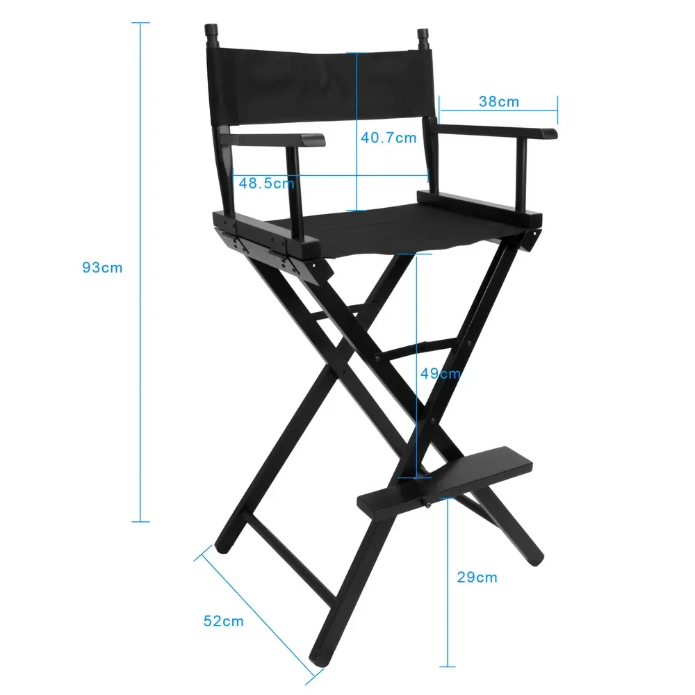 Selens  Artist Director Chair 90/118cm Foldable Outdoor Furniture Photography Accessorice Portable Folding Director Makeup Chair