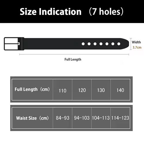 Maikun Genuine Leather Men's Belt Large Size Casual Belt   Alloy Pin Buckle Business Suit Belt Father's Day Present Gift - Image 2