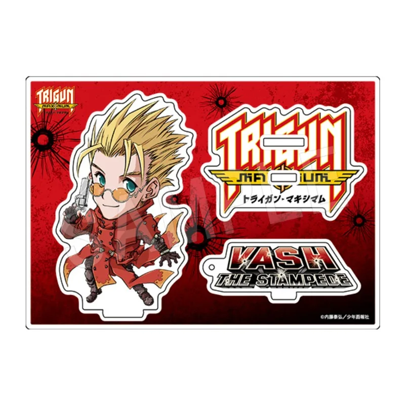 Максимальный Настольный Декор TRIGUN, стаканчик из древесины вольфрама, коллекционный орнамент, аксессуары, акриловая кукла, предметы мебели, подарок