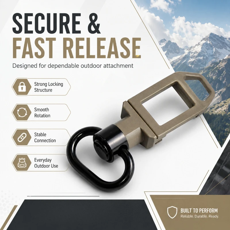 Removable Swivel Hanging Buckle Multi-purpose Connect Hardware for Outdoor Collection Gear