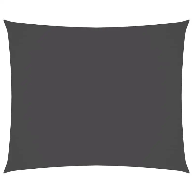 Atmungsaktives Oxford-Gewebe Sonnensegel Rechteckig 4x6 m Anthrazit für Terrasse Garten Hinterhof Outdoor Sonnenschutz Markise UV-Schutz Sonnenschutzgewebe Terrassenüberdachung Pavillon Terrasse