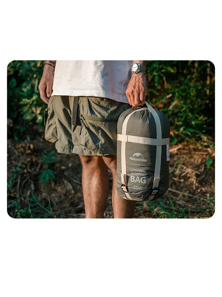 Naturehike Schlafsack Camping Outdoor Tragbarer Ultraleichter Einzelner Verbindbarer Schlafsack Wasserdicht Maschinenwaschbar – Detail 9