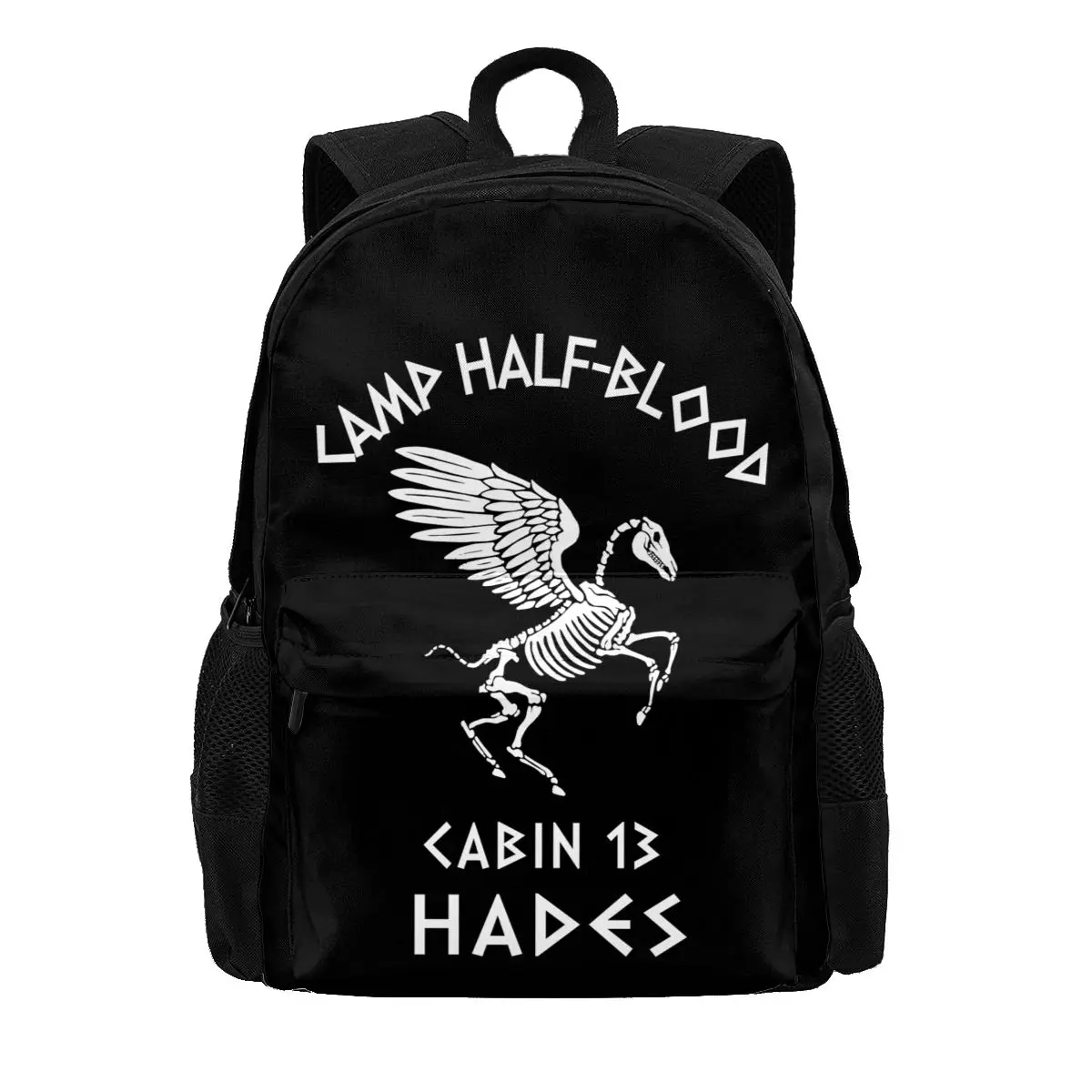 Cabin 13 Camp Half Blood Skeleton Hades Percy Jackson Olympians Boy Large Capacity Backpack Fashion New Style