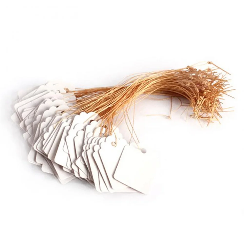 

500pcs Flower Plant Labels Waterproof Plastic Tags With Strip Line For Garden Nursery Pots Reusable Mini Signs Gardening Label