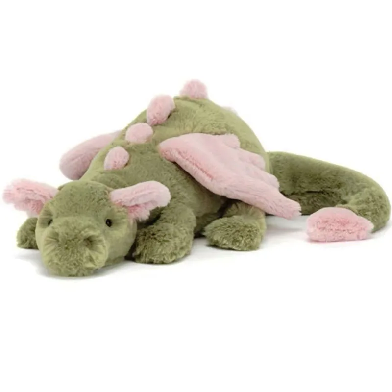 Venta caliente 50 cm regalo Matcha dragón y dragón púrpura llavero juguete de peluche lindo y calmante compañero de peluche juguete regalos de vacaciones