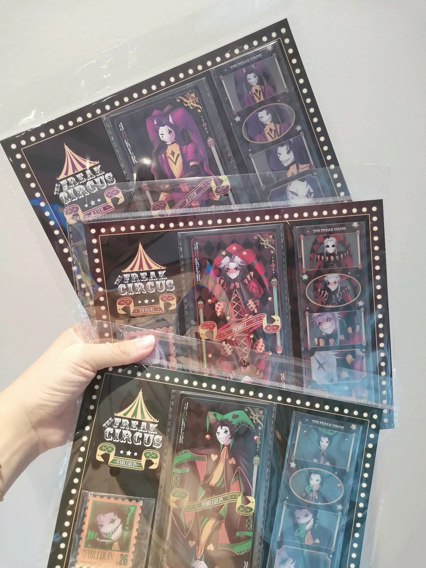 Anime Cosplay Event - Original The Freak Circus Pierrot Harlequin