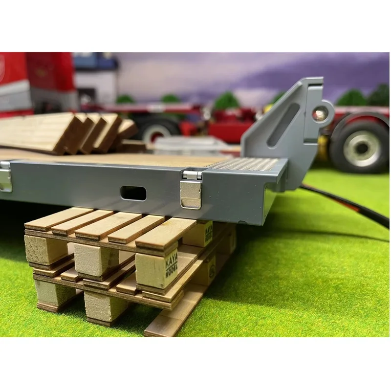 Remolques Nooxion FURY BEAR modelo 2 + 5 series actualizados con el kit de módulo plano bajo 1/14 rastreadores de remolque de ingeniería