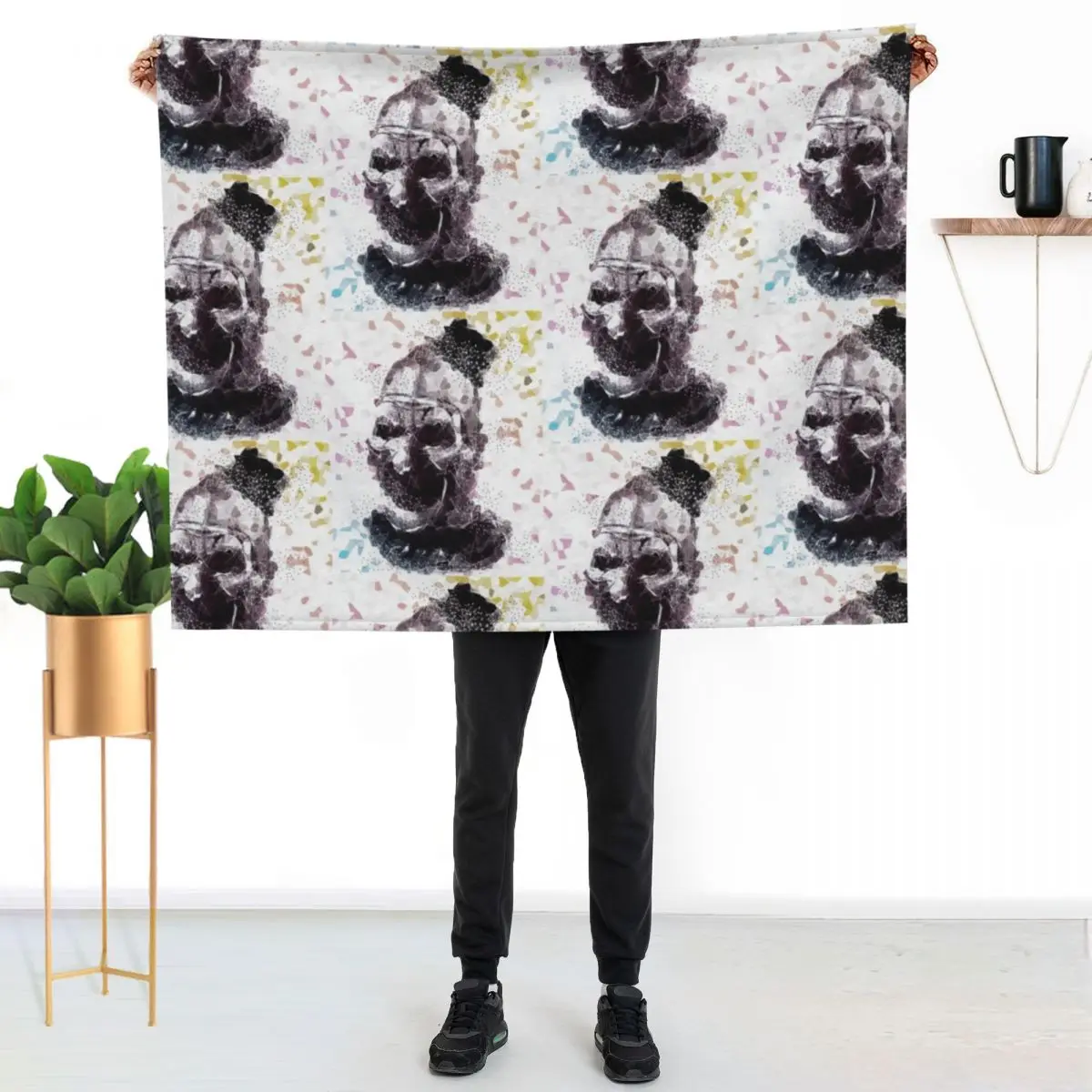 

Art The Clown Throw Blanket Lightweight Cozy Blanket for Bed Sofa
