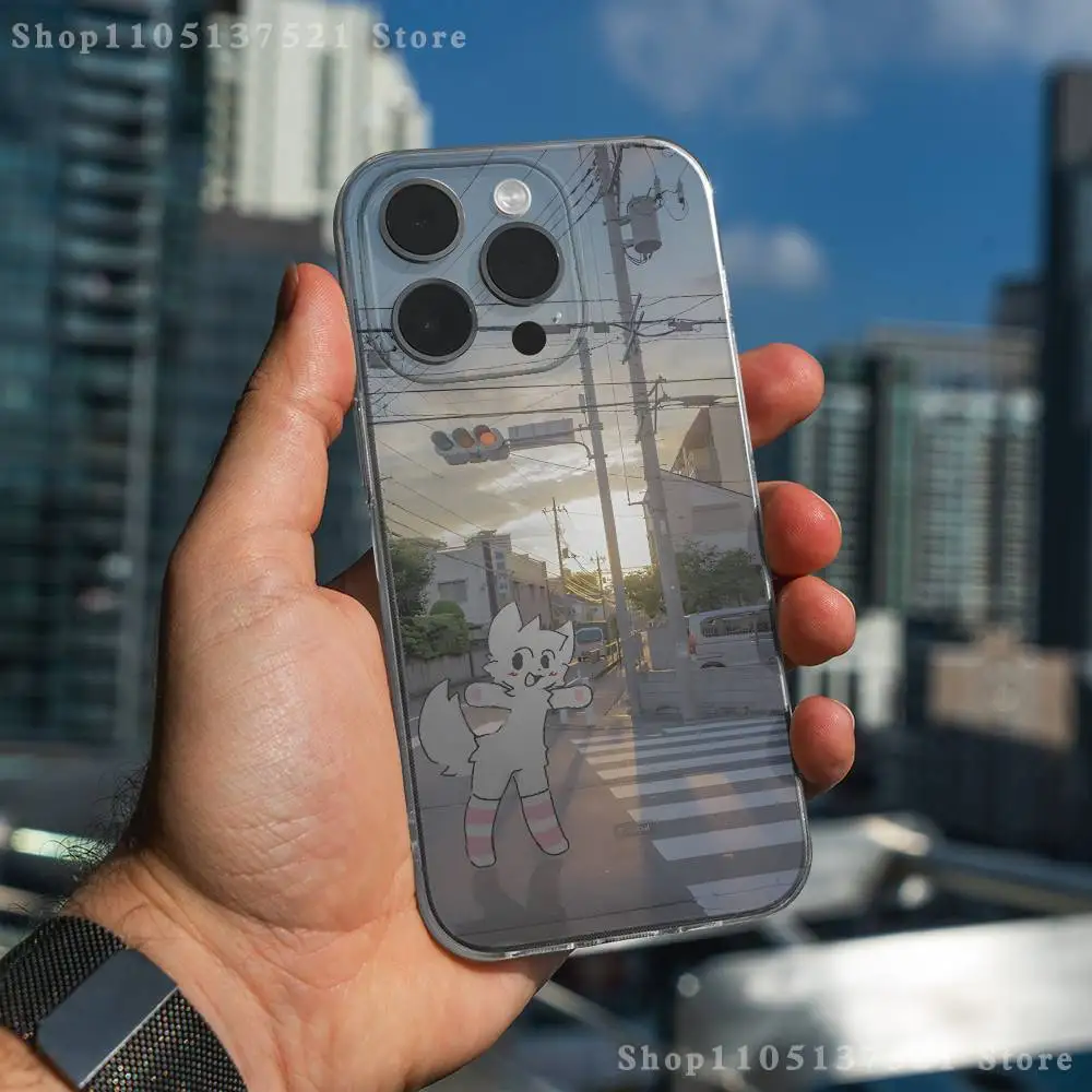 Simpatica custodia per telefono B-Boykisser per iPhone 17,16,15,14,13,12,11 Pro,Max,Plus,X,XS,XR,SE4,E Mini Cover morbida trasparente