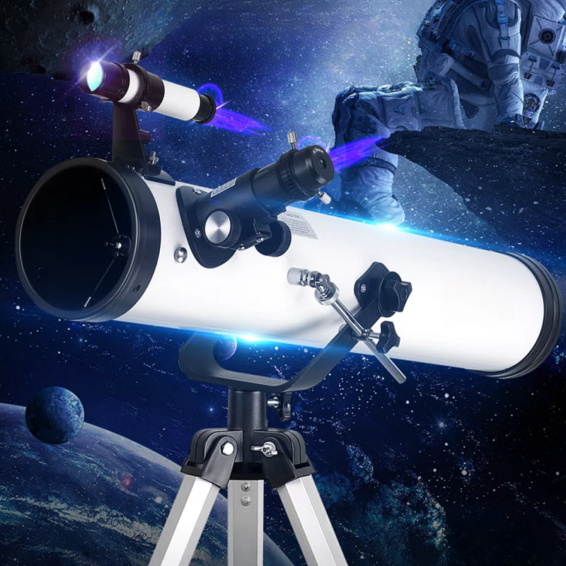 875X Professional Astronomical Telescope Single Eye 114MM Large Aperture for Stargazing Bird Watching and Lunar Observation