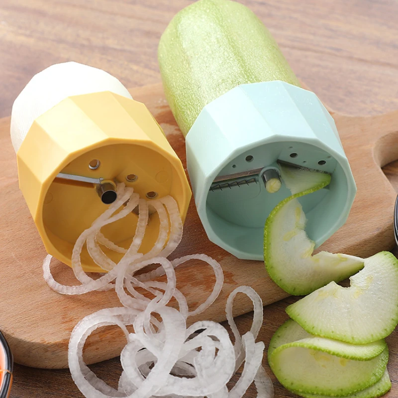 Salad Fruit and Vegetable Roll Tool Creative Vegetable Modelling Sculpture Kitchen Knife Radish Shredded Cucumber SlicingMachine