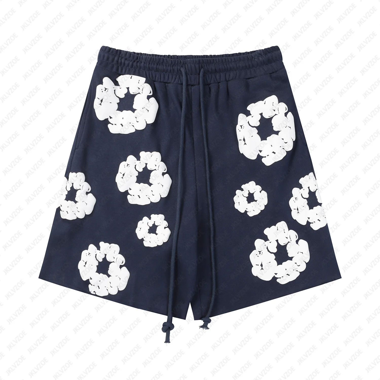 Europe America Fashion 3D Flower Shorts Summer Men Loose Beach Shorts Quick Dry Shorts For Summer Casual Oversized Sport Shorts