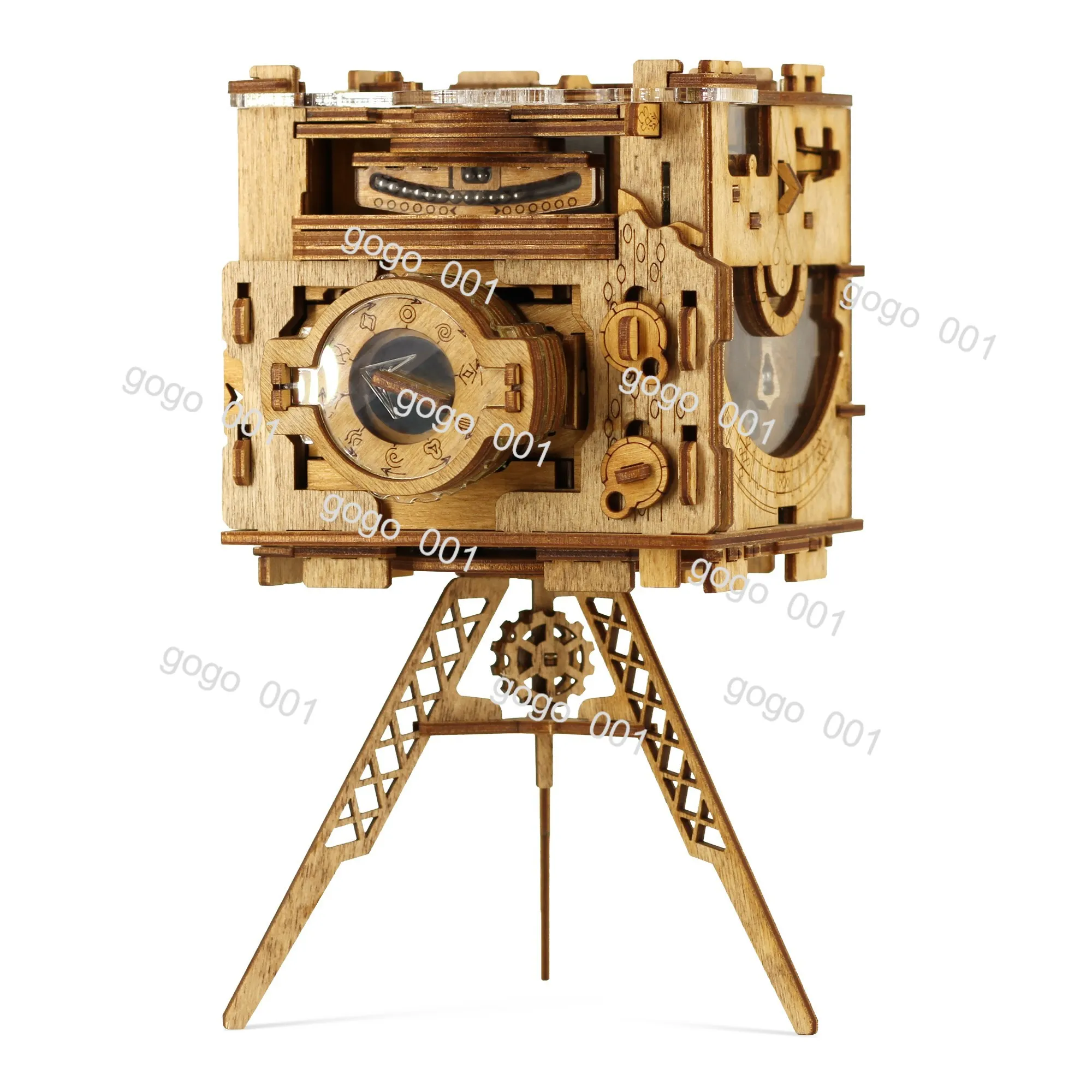 

[CLUEBOX Decryption Box] Sherlock's Camera Puzzle Wooden Decryption Box