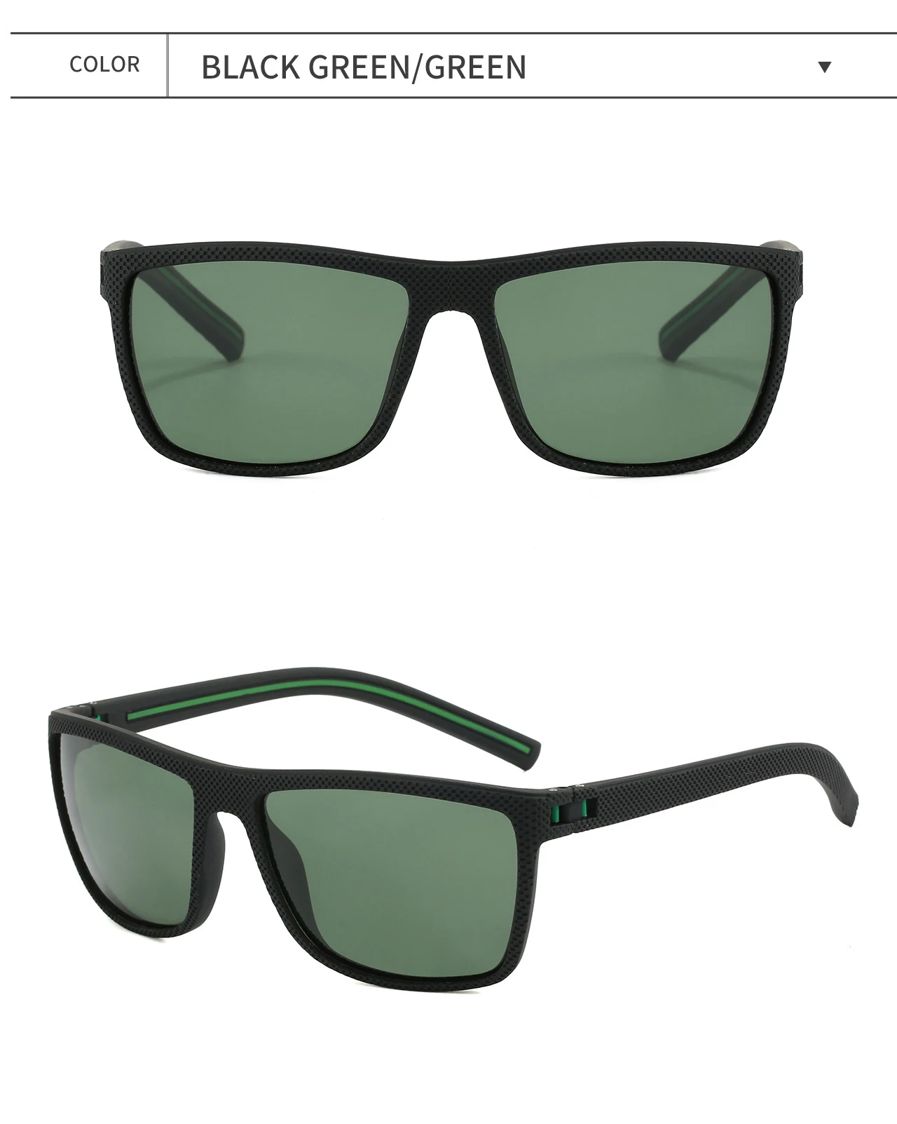 1/2PCS Polarisierte Fahren Sonnenbrille Männer Sonnenbrille Frauen UV400 Platz Retro Sonnenbrillen Outdoor Sport Brillen Angeln Schutzbrillen – Detail 14