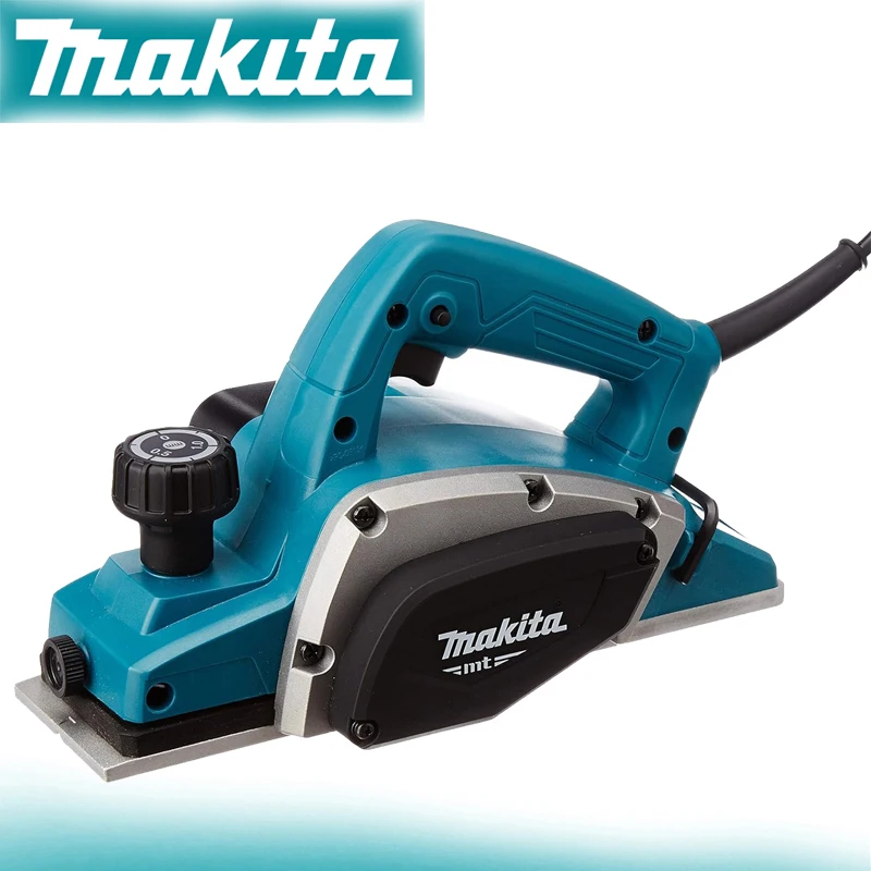 Makita-plaina Elétrica Multifuncional Corte de Madeira sem Escova Ferramentas Elétricas de Profundidade Ajustável Corte Portátil M1902b