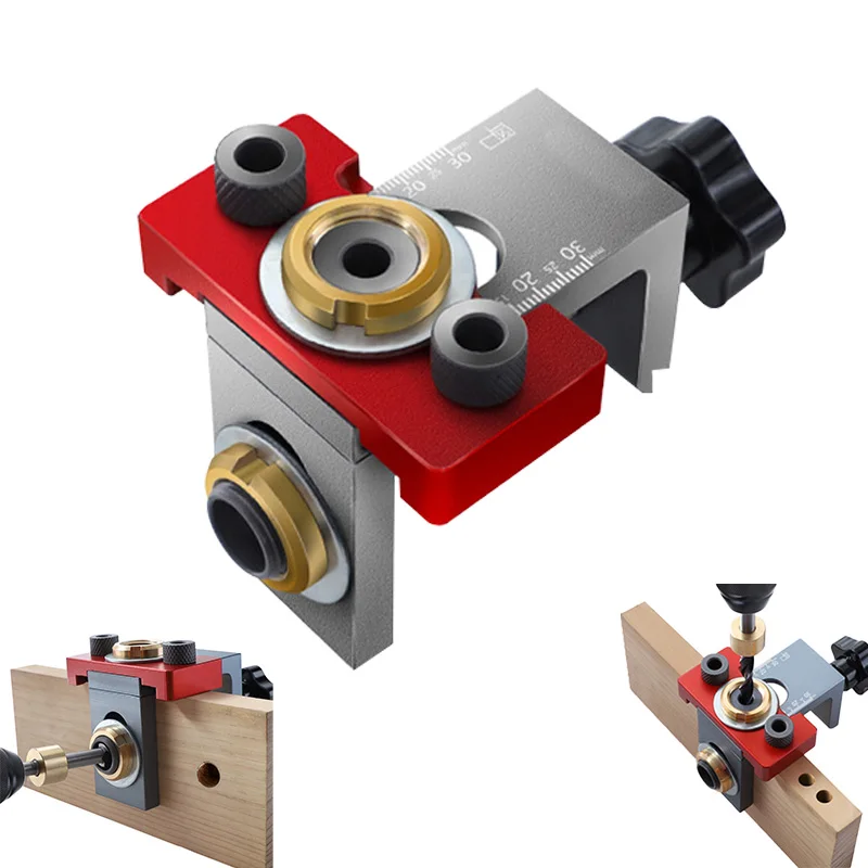 

Multi-angle woodworking positioning fixture TV console assembly and kitchen cabinet refit ideal pocket hole drill