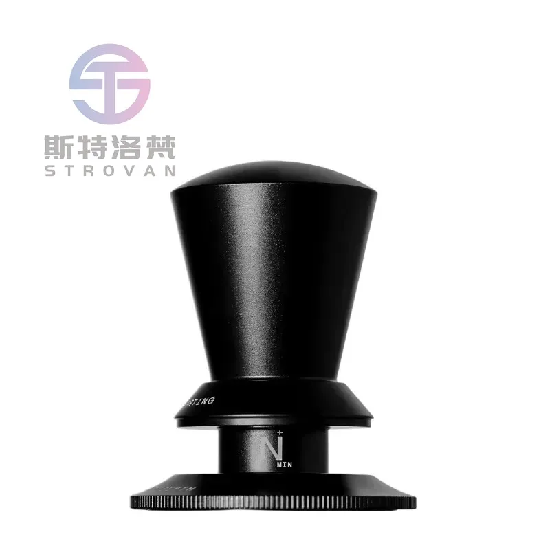 Professional Barista Tools Stainless Steel Ripple Base Waffle Base 58mm Calibrated Eco-Friendly Coffee Tamper