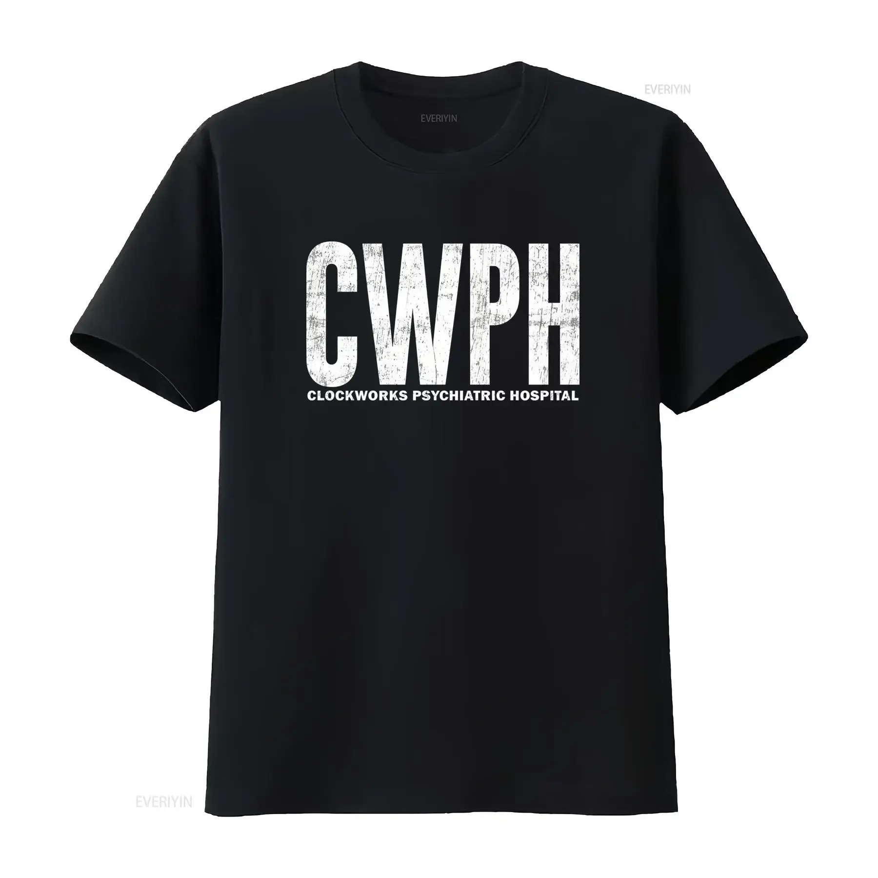 Clockworks Psychiatric Hospital T Shirt Stylish Logo Symbol Sign Design for David Legion Haller Fans vintage Washed