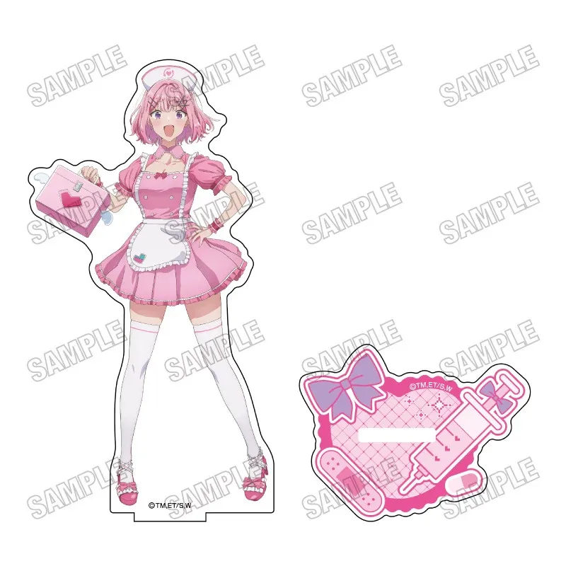 Anime There's No Freaking Way I'll be Your Lover! Unless. Nurse Uniform Ver Acrylic Stand Model Plate Keychains Desk Decor